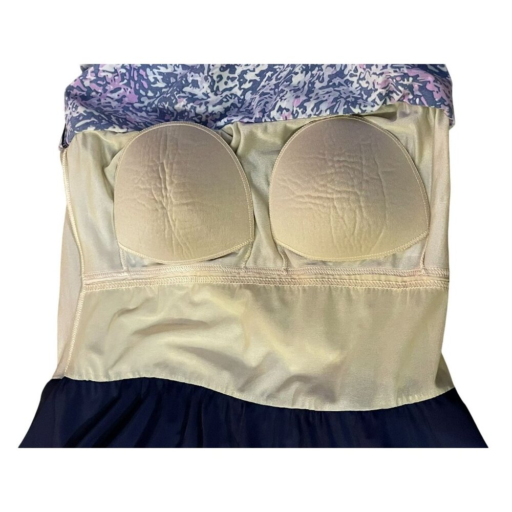 Le Cove Swim Dress Womens 16 Used 15623-2 Blue Purple - Picture 5 of 15